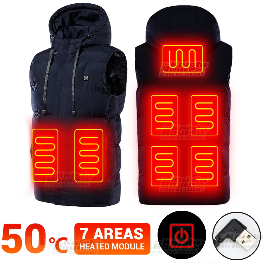 7 Areas Self Hetating Vest Men's Women's USB Warm Waistcoat Winter Camping Fishing Hiking Hunting Travel Clothing 
7 Areas Self Hetating Vest Men's Women's USB Warm Waistcoat Winter Camping Fishing Hiking Hunting Travel Clothing