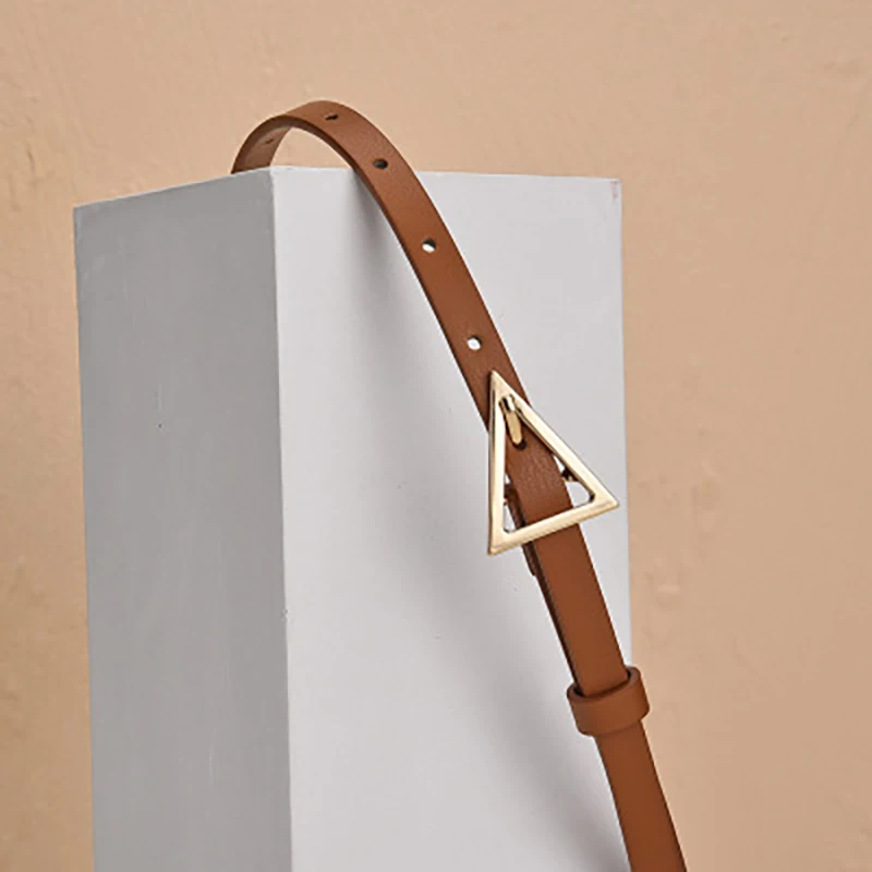 A001 new style triangle buckle thin belt women's decorative dress Korean fashion style matching simple designer belts
A001 new style triangle buckle thin belt women's decorative dress Korean fashion style matching simple designer belts