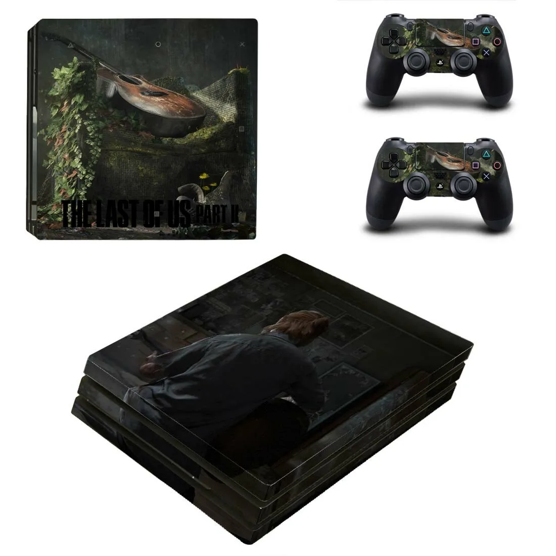 

The Last Style PS4 Pro Skin Sticker for Sony Playstation 4 Pro Console & 2 Controllers Decal Vinyl Protective Skins Style 1