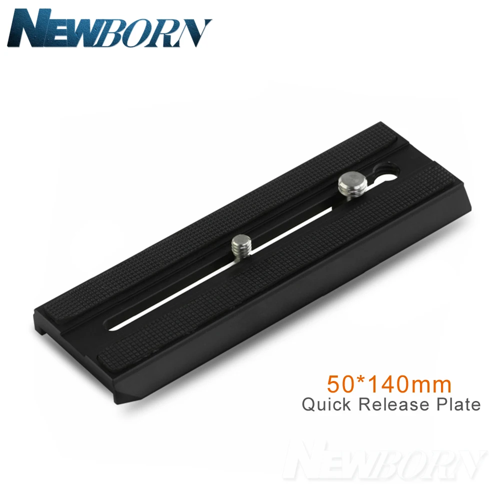 

50*140mm Quick Release Plate Sliding 501PL Plus Rapid Connect Base for Manfrotto 501 503 701HDV MH055M0-Q5 1/4 3/8 Screw