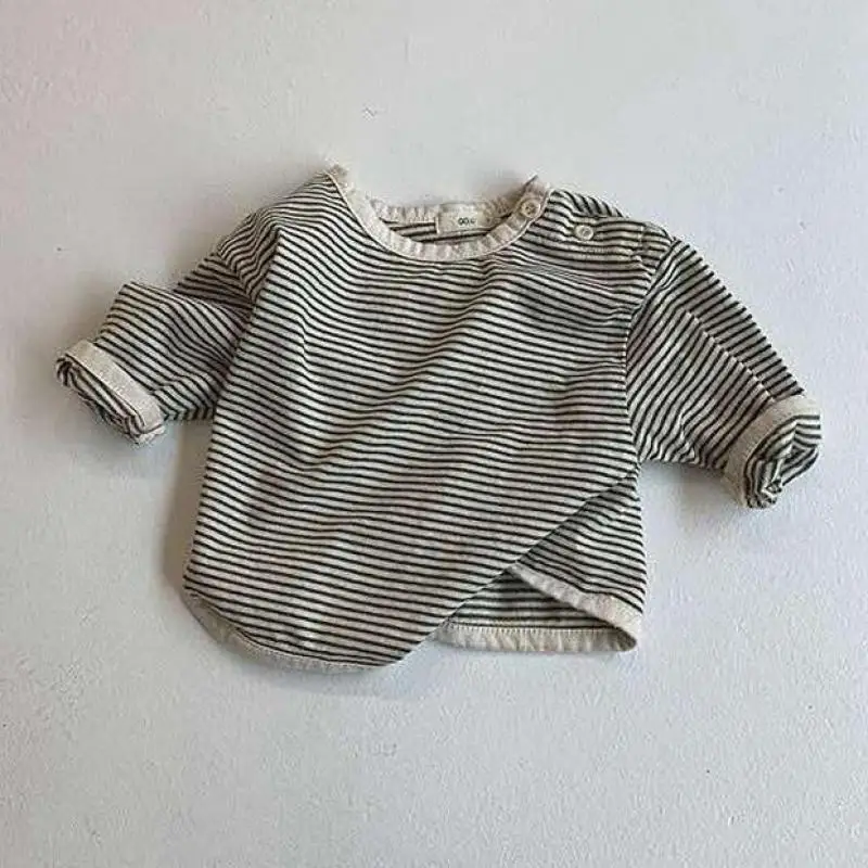 Infant Girls Soft Cotton Long Sleeve T-shirt Baby Cute Striped Bottoming Shirt Toddler Boys Tops
Infant Girls Soft Cotton Long Sleeve T-shirt Baby Cute Striped Bottoming Shirt Toddler Boys Tops