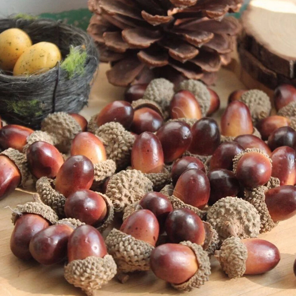 10PCS Artificial Lifelike Simulation Small Acorn Plant Decoration Fake Fruit Autumn Home House Kitchen Decor Photography Props
10PCS Artificial Lifelike Simulation Small Acorn Plant Decoration Fake Fruit Autumn Home House Kitchen Decor Photography Props