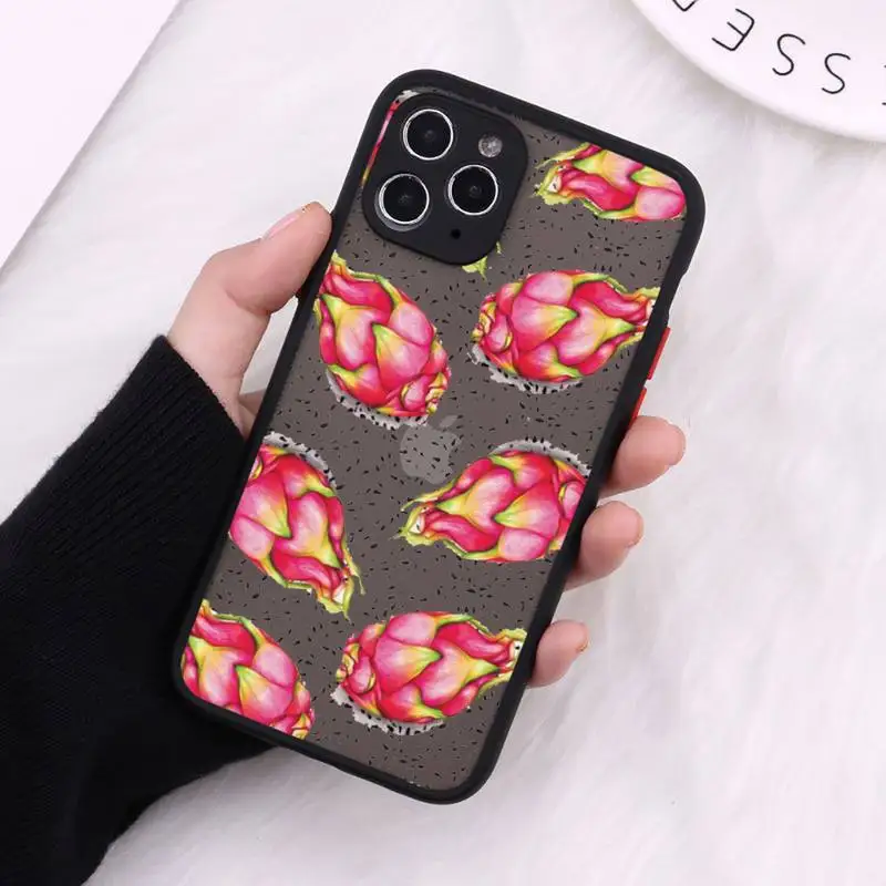 Cartoon fruit cute dragon fruit kiwi Phone Case Matte Transparent for iPhone 7 8 11 12 s mini pro X XS XR MAX Plus cover funda
Cartoon fruit cute dragon fruit kiwi Phone Case Matte Transparent for iPhone 7 8 11 12 s mini pro X XS XR MAX Plus cover funda