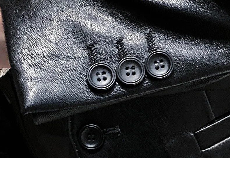 Faux Leather Men Blazer Casual Slim Fit Blazer Masculino PU Suit Jacket Single Button Wedding Business Dress Coat Ropa Hombre
Faux Leather Men Blazer Casual Slim Fit Blazer Masculino PU Suit Jacket Single Button Wedding Business Dress Coat Ropa Hombre