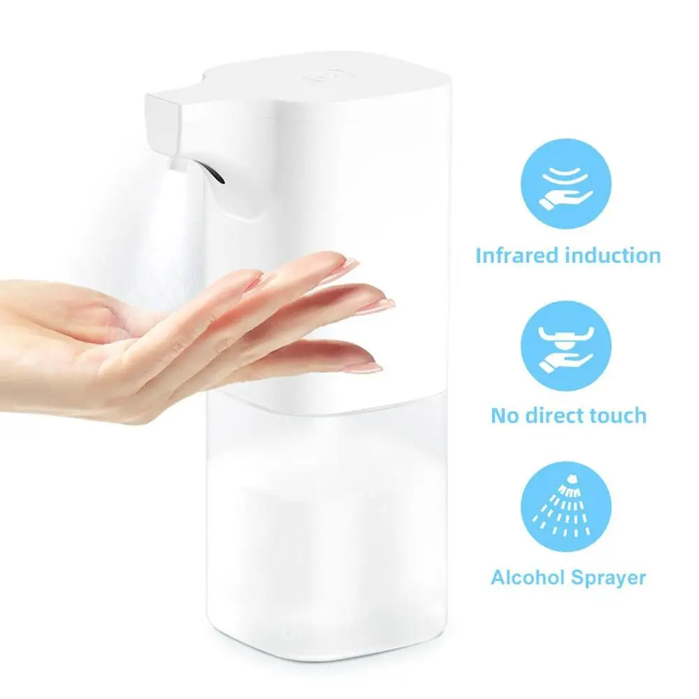 Automatic Alcohol Dispenser Intelligent Sensor Touchless Sprayer Machine 350ml Infrared Induction Soap Dispenser for Bathroom
Automatic Alcohol Dispenser Intelligent Sensor Touchless Sprayer Machine 350ml Infrared Induction Soap Dispenser for Bathroom
