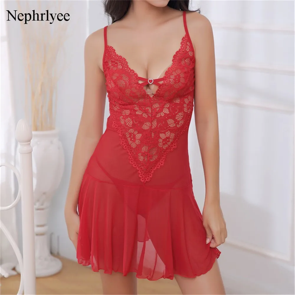 Бьянка / Сорочка с разрезами на груди и стринги, белый, 4 XL 55911818230 - Soft Line collection - Сорочки, комбинации - Купить