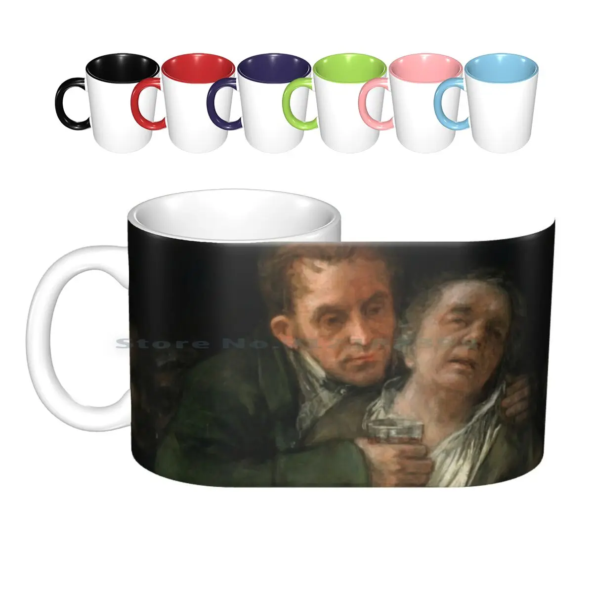 Керамические кружки «Автопортрет» с доктором Arrieta от Francisco Goya, кофейные чашки, кружка для молока, чая, Автопортрет с доктором
Керамические кружки «Автопортрет» с доктором Arrieta от Francisco Goya, кофейные чашки, кружка для молока, чая, Автопортрет с доктором