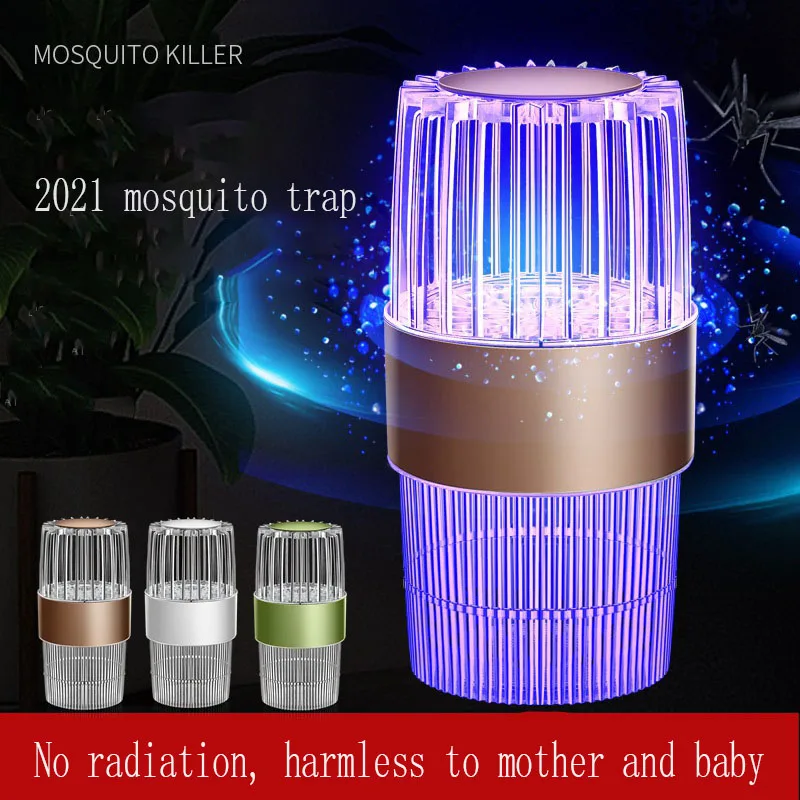 

2021New Photocatalyst Mosquito Killer Lamp Mute Mosquito Trap Insect Zapper Night Light LED Mosquito Repellent Lamp Pest Reject