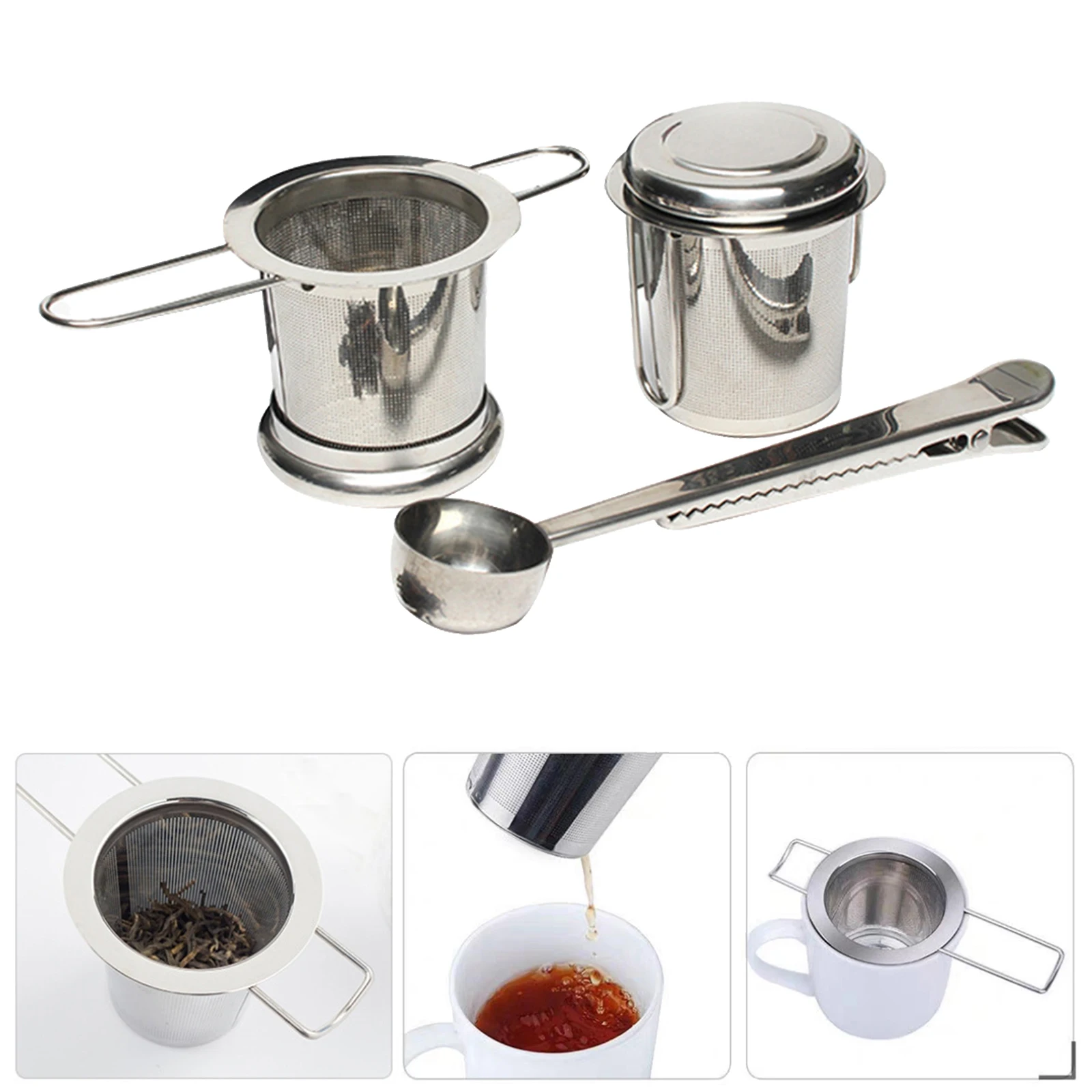 Tea Strainer Tea Infuser for Loose Leaf Herbal for Kitchen Supplies
Tea Strainer Tea Infuser for Loose Leaf Herbal for Kitchen Supplies