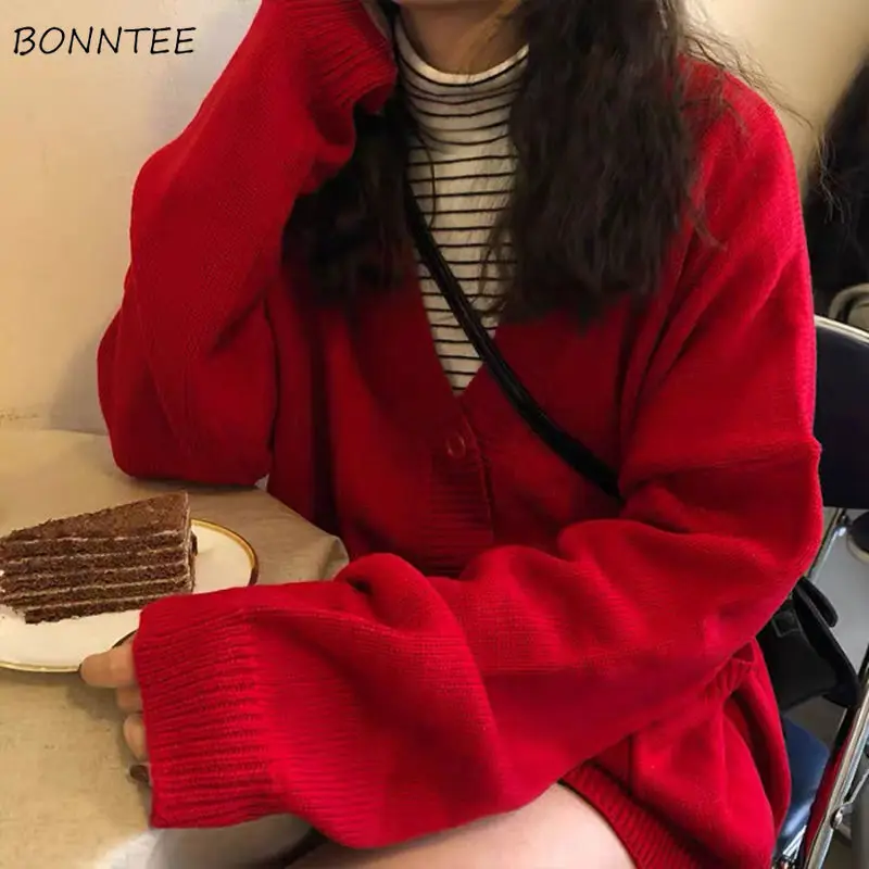 Cardigan Sweaters Women Vintage Single Breasted Casual Daily Holiday Femme Outerwear All-match Classic Ins Ulzzang Lady Knitwear
Cardigan Sweaters Women Vintage Single Breasted Casual Daily Holiday Femme Outerwear All-match Classic Ins Ulzzang Lady Knitwear