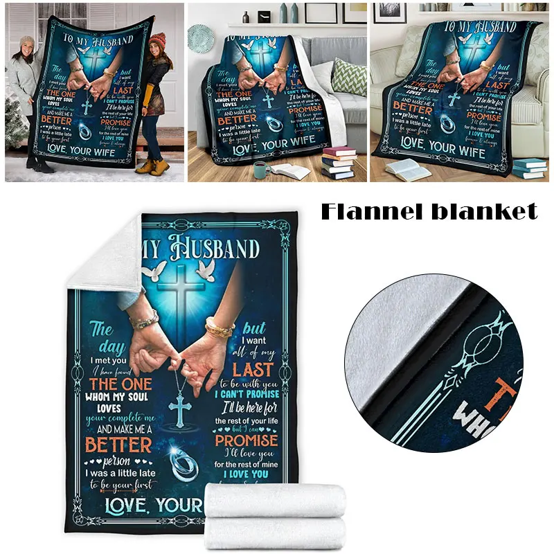 Premium Blanket To My Husband I Love You Fleece Love Flannel Throw Blanket Cozy Soft Plush Quilt Blanket Customized Gift DTT88
Premium Blanket To My Husband I Love You Fleece Love Flannel Throw Blanket Cozy Soft Plush Quilt Blanket Customized Gift DTT88