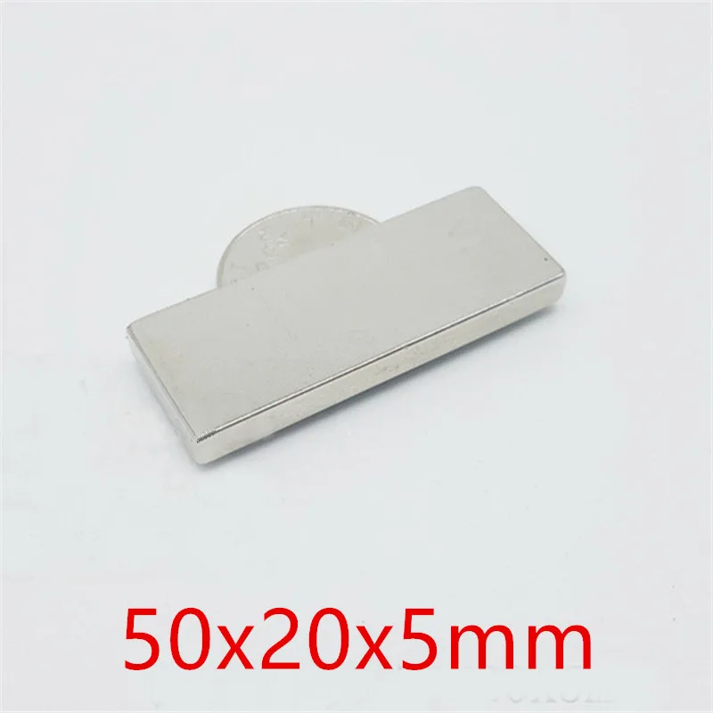 Block Magnet 50x20x5mm Cuboid Blocks Neodymium Magnet N35 Permanent NdFeB Super Strong Powerful Magnets imans
Block Magnet 50x20x5mm Cuboid Blocks Neodymium Magnet N35 Permanent NdFeB Super Strong Powerful Magnets imans