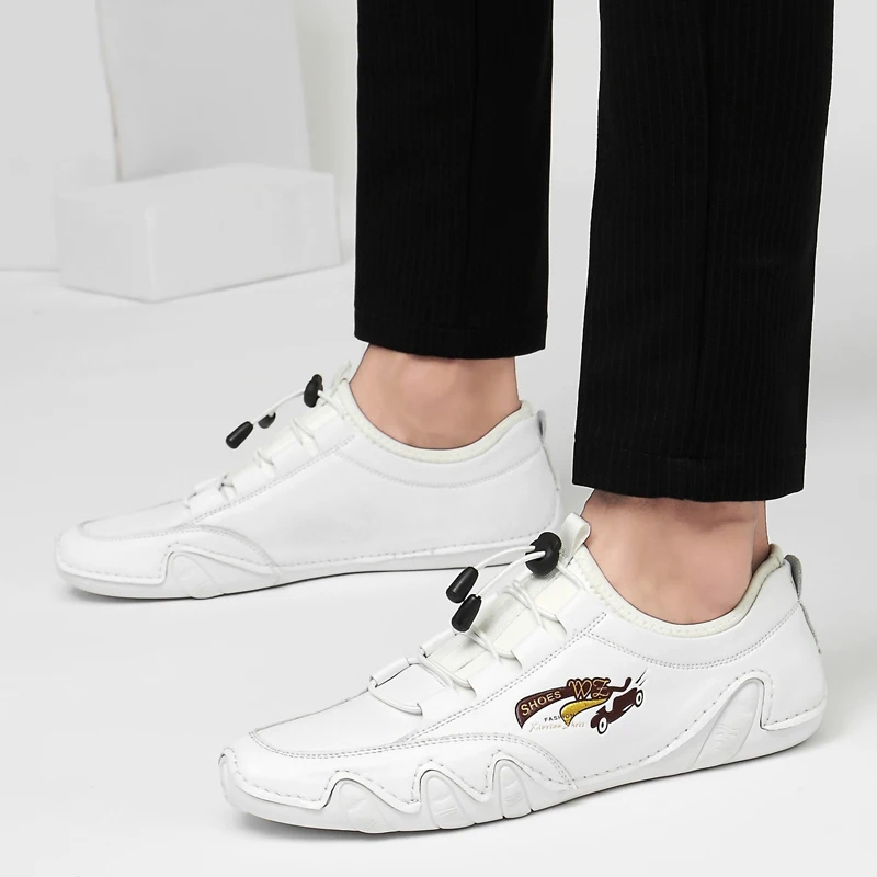 New Men's Shoes Genuine Leather Men Casual Shoes Spring and Autumn Loafers Slip-on Soft Men Flat Shoes Driving Shoes 38-46
New Men's Shoes Genuine Leather Men Casual Shoes Spring and Autumn Loafers Slip-on Soft Men Flat Shoes Driving Shoes 38-46