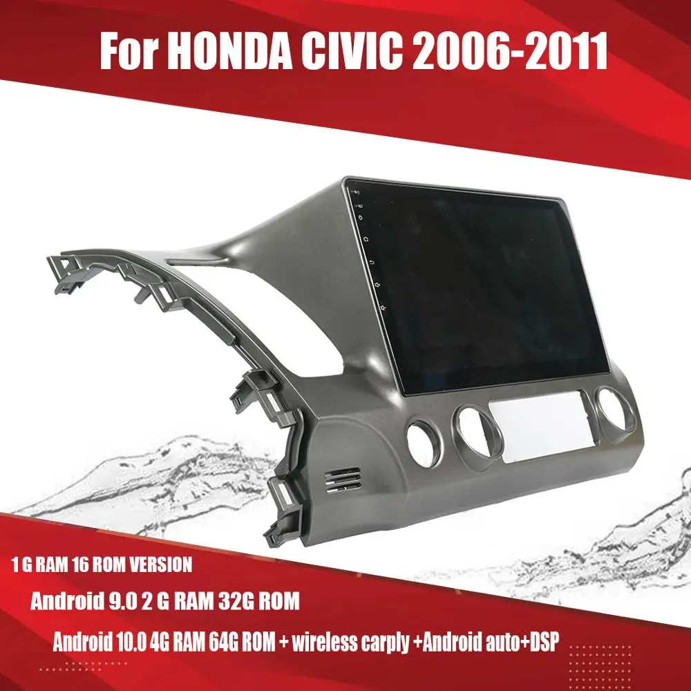 Автомагнитола Aucar 2 DIN Android для Honda civic 2006 2011 автомобильный GPS навигатор