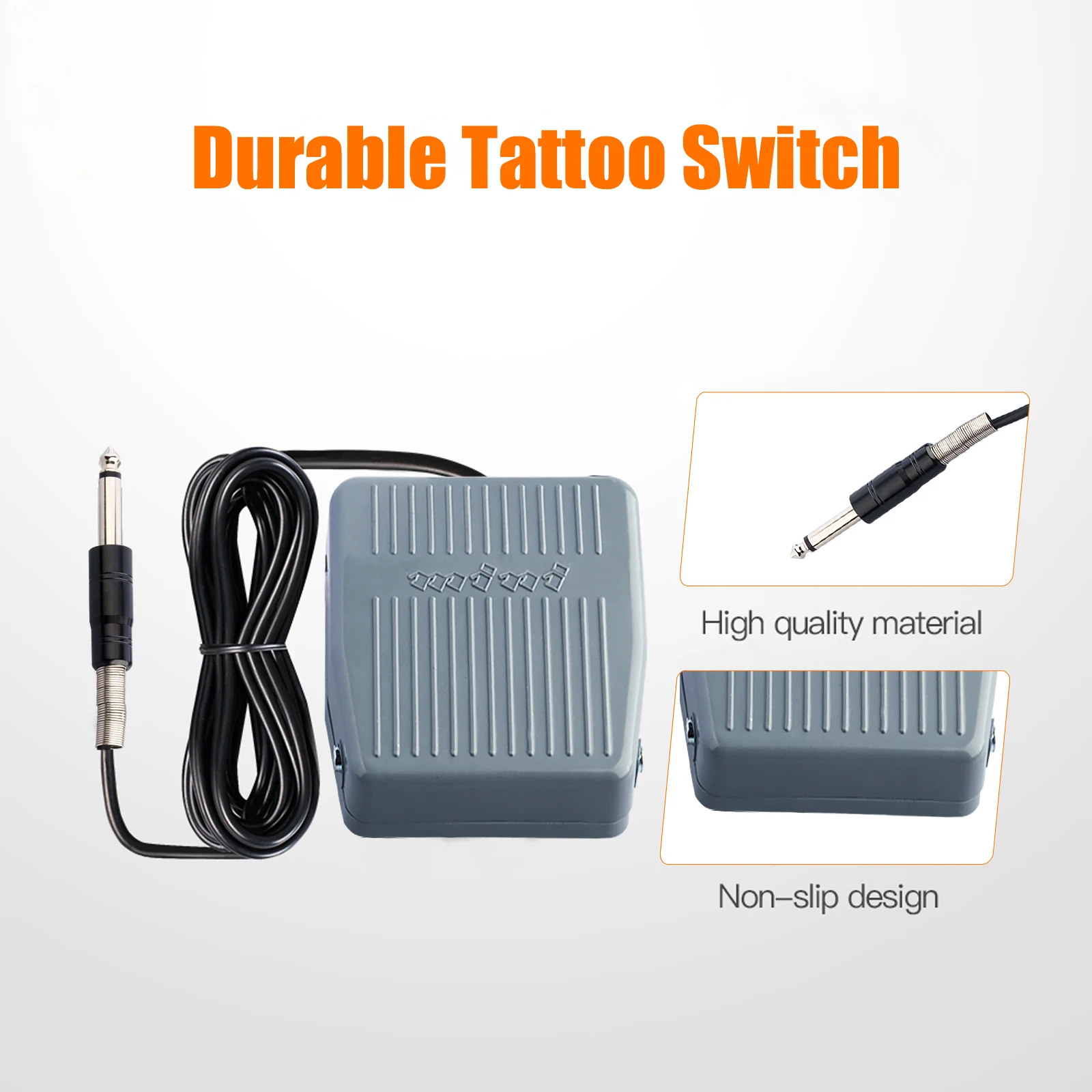 

Professional Black Plastic Tattoo Foot Pedal Switch Pedal Compact Tattoo Machine Accessory Anti Slip Foot Tattoos Pedal Tools