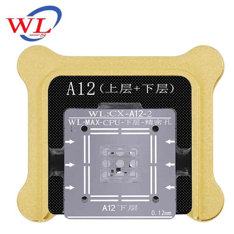 Сетчатые трафареты WL для iPhone A11/A12/A13/A14, Оловянная сетка для реболлинга ЦПУ NAND BGA с магнитным основанием, позиционирующее крепление
Сетчатые трафареты WL для iPhone A11/A12/A13/A14, Оловянная сетка для реболлинга ЦПУ NAND BGA с магнитным основанием, позиционирующее крепление