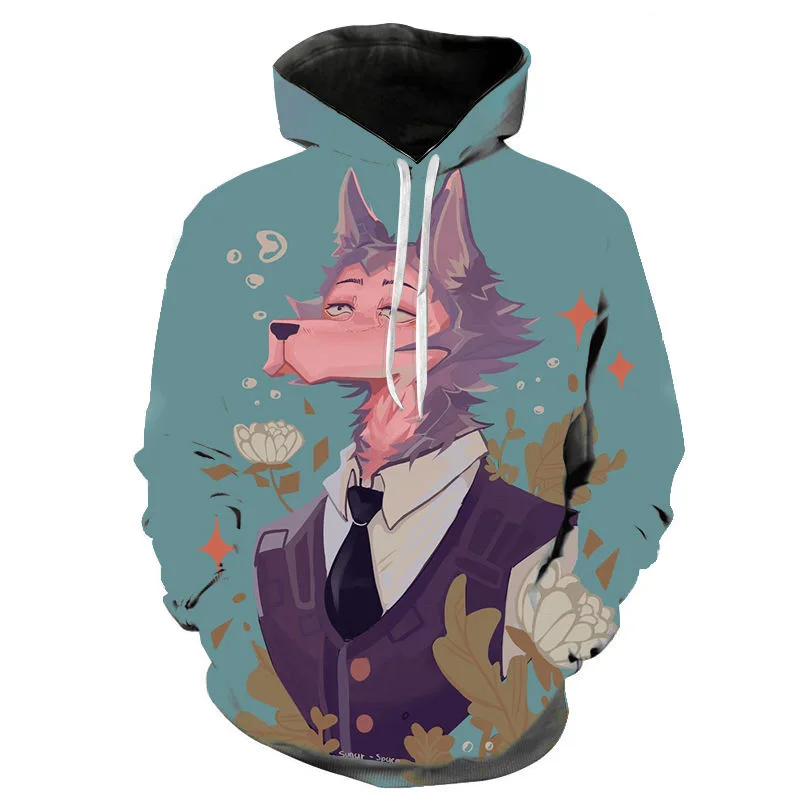 2021 Anime Beastars 3D Print Hoodies Men Women Casual Fashion Hooded Sweatshirt Hip Hop Pullover Hoodie Wolf Rabbit Tops Coat Cl
2021 Anime Beastars 3D Print Hoodies Men Women Casual Fashion Hooded Sweatshirt Hip Hop Pullover Hoodie Wolf Rabbit Tops Coat Cl