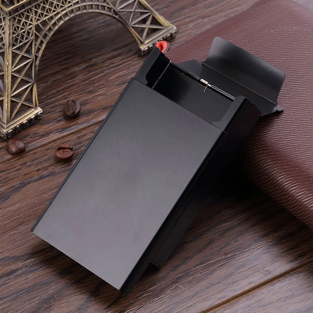 Smoking Accessories Men Lady Gift Cigarette Storage Container Case Aluminium Alloy Tobacco Holder Pocket Box Magnetic Button
Smoking Accessories Men Lady Gift Cigarette Storage Container Case Aluminium Alloy Tobacco Holder Pocket Box Magnetic Button