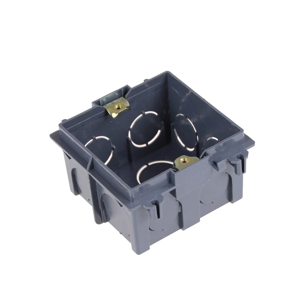 Plastic Wall Plate Wall Mount Junction Box Type 86 Switch Cassette Outlet Wall Switch Box,enclosure Flush Box Black Color
Plastic Wall Plate Wall Mount Junction Box Type 86 Switch Cassette Outlet Wall Switch Box,enclosure Flush Box Black Color