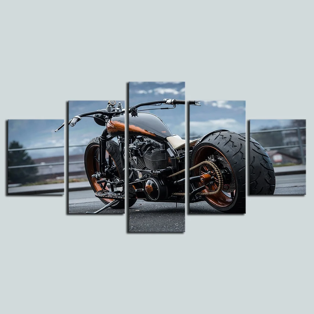5Pcs Luxury Retro Motorcycle Poster Wall Art Canvas HD Oil Painting Home Framework Modern Modular Decor BedRoom Modular Picture
5Pcs Luxury Retro Motorcycle Poster Wall Art Canvas HD Oil Painting Home Framework Modern Modular Decor BedRoom Modular Picture