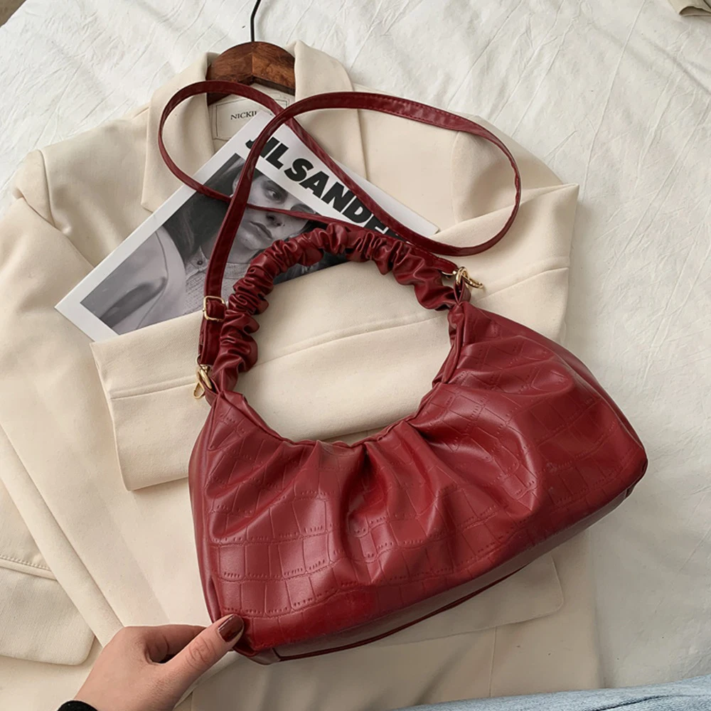 New Shoulder Bags for Women 2020 Handbag Sac De Luxe Femme Folds Fashion Dumplings Totes Soft Roupas Femininas Torebka Clutch
New Shoulder Bags for Women 2020 Handbag Sac De Luxe Femme Folds Fashion Dumplings Totes Soft Roupas Femininas Torebka Clutch