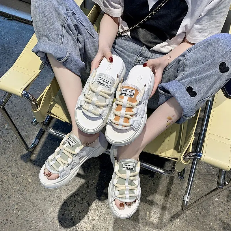 2021 summer new fashion leisure wear muffin bottom cool drag lazy thick bottom soft bottom
2021 summer new fashion leisure wear muffin bottom cool drag lazy thick bottom soft bottom