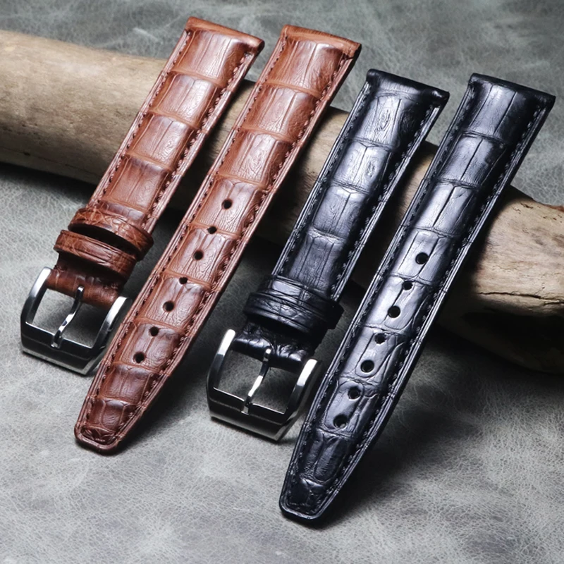 Ремешок из натуральной крокодиловой кожи для наручных часов, брендовый браслет ручной работы с стальной пряжкой, 20 21 22 мм
Ремешок из натуральной крокодиловой кожи для наручных часов, брендовый браслет ручной работы с стальной пряжкой, 20 21 22 мм