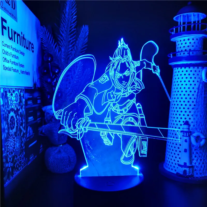 Attack on Titan Annie Leonhart Anime Light Shingeki No Kyojin 3D Lamp Led Night Light for Bedroom Decor Child Kids Manga Gifts
Attack on Titan Annie Leonhart Anime Light Shingeki No Kyojin 3D Lamp Led Night Light for Bedroom Decor Child Kids Manga Gifts