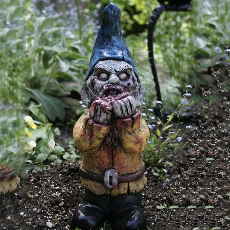 Horror Gnome Resin Ornaments Garden Gnome Statue Tricky Dwarf Zombie Figurine Decoration for Home Garden Patio Decor
Horror Gnome Resin Ornaments Garden Gnome Statue Tricky Dwarf Zombie Figurine Decoration for Home Garden Patio Decor