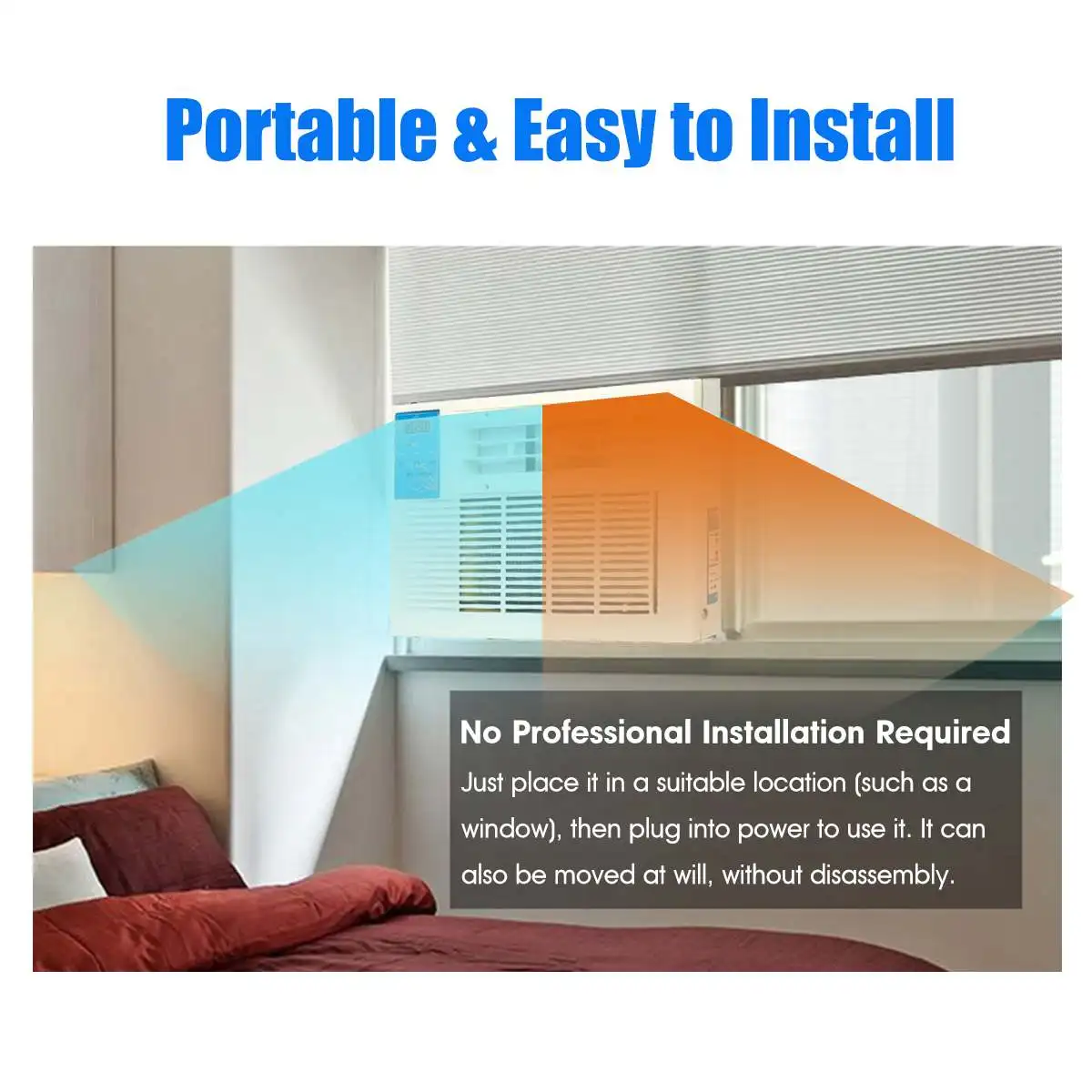Air Conditioner 220V Dual use Cooler Heater Desktop Remote control LED panel 24h Timer Air Conditioner With Free Exhaust Pipe
Air Conditioner 220V Dual use Cooler Heater Desktop Remote control LED panel 24h Timer Air Conditioner With Free Exhaust Pipe