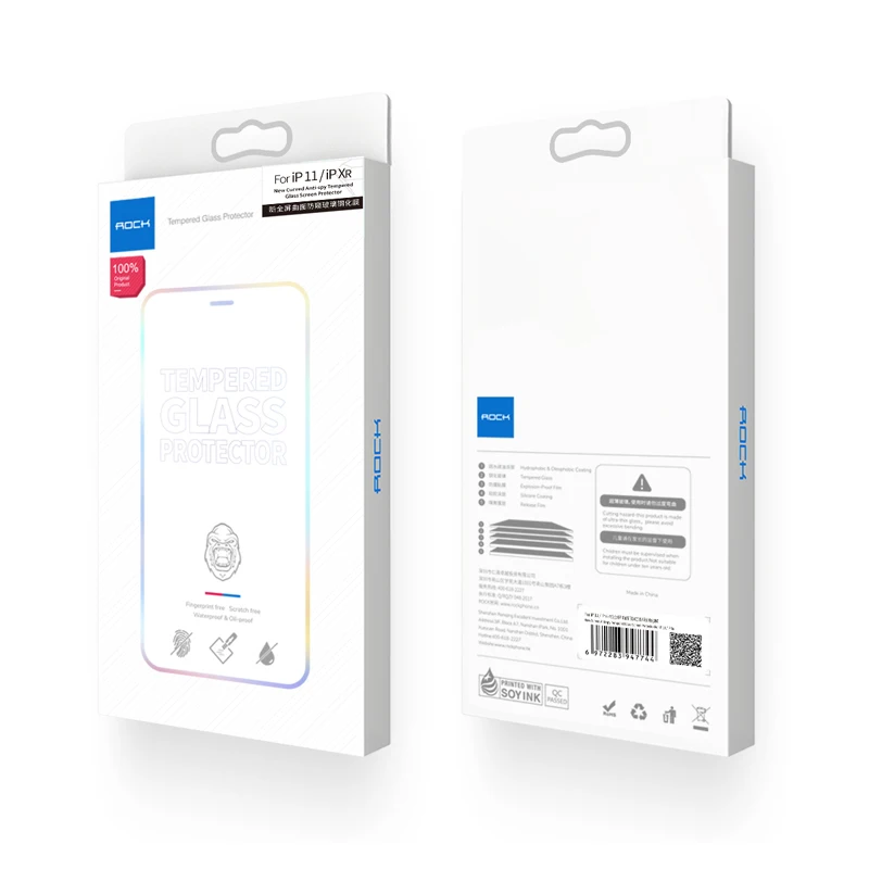 For iPhone 11 Pro Tempered Glass Screen Protector Rock 0.3mm Full Coverage Multi-coating Glass Screen Film For iPhone 11 Pro Max
For iPhone 11 Pro Tempered Glass Screen Protector Rock 0.3mm Full Coverage Multi-coating Glass Screen Film For iPhone 11 Pro Max