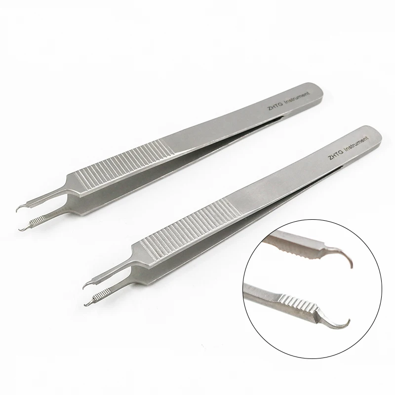 Tweezers for skin suture 13cm large belly striped forceps with hooks for skin tissue wound suture tweezers
Tweezers for skin suture 13cm large belly striped forceps with hooks for skin tissue wound suture tweezers