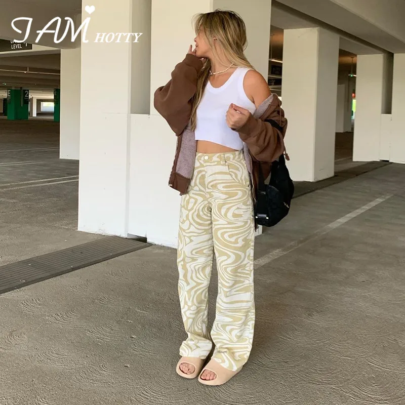 Fashion Harajuku Y2K Zebra Print Straight Pants Women Aesthetic Baggy High Waist Casual Vintage Streetwear Female 2020 Iamhotty
Fashion Harajuku Y2K Zebra Print Straight Pants Women Aesthetic Baggy High Waist Casual Vintage Streetwear Female 2020 Iamhotty