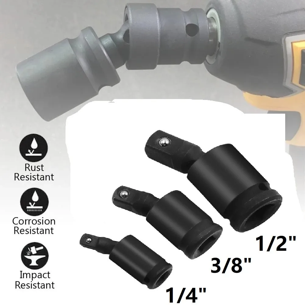 1Pc Impact Swivel Universal Joint Socket Air Impact Socket Universal Joint 1/4" 3/8" 1/2" CR-MO Steel For Repairing Tools
1Pc Impact Swivel Universal Joint Socket Air Impact Socket Universal Joint 1/4" 3/8" 1/2" CR-MO Steel For Repairing Tools
