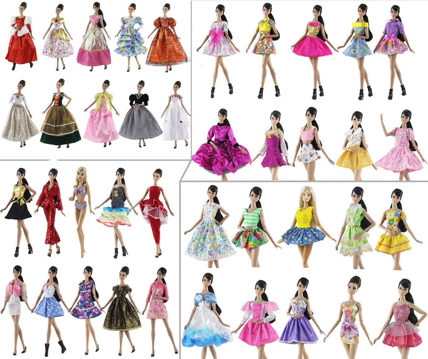 Lot 10Pcs Fashion Daily Wear Casual Outfits Vest Shirt Skirt Pants Dress Dollhouse Accessories Clothes for Barbe Doll
Lot 10Pcs Fashion Daily Wear Casual Outfits Vest Shirt Skirt Pants Dress Dollhouse Accessories Clothes for Barbe Doll