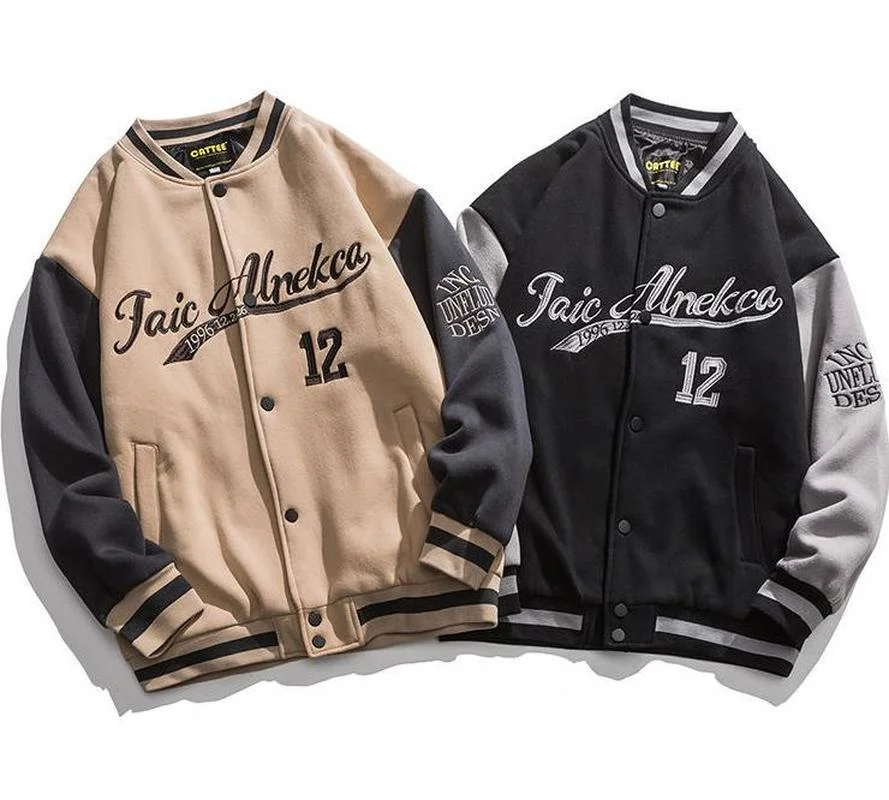 2021 new hip-hop baseball jacket big letters embroidery patchwork Korean streetwear college rock jacket japanese fashion
2021 new hip-hop baseball jacket big letters embroidery patchwork Korean streetwear college rock jacket japanese fashion