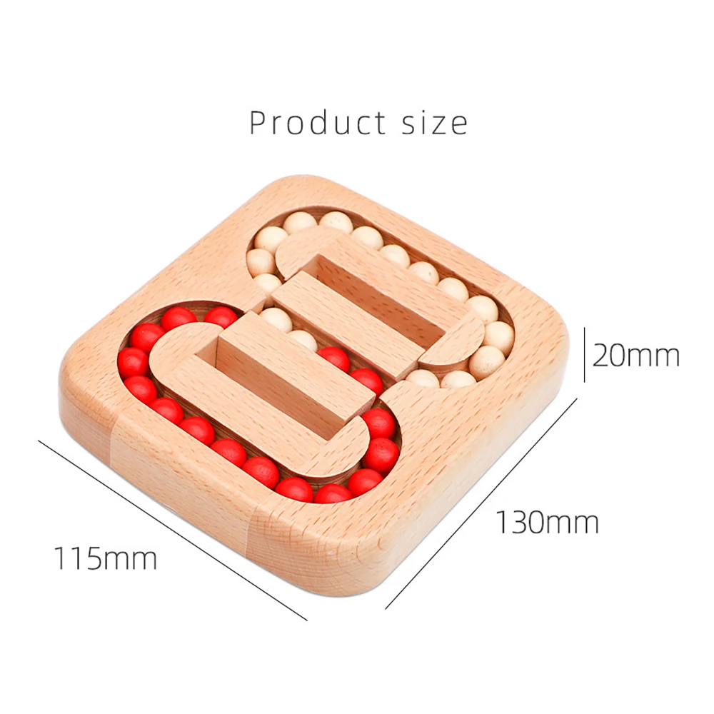Wooden Puzzles Game IQ Brain Teaser Kong Ming Lock Flat Ball Game Brain Training Decompression Game Toy gift For Adults Kids
Wooden Puzzles Game IQ Brain Teaser Kong Ming Lock Flat Ball Game Brain Training Decompression Game Toy gift For Adults Kids
