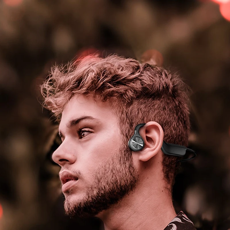 E9 Bone Conduction Bluetooth Headset Wireless Binaural Motion Bone Sensor Hanging Ear Headphone Waterproof Stereo Sound
E9 Bone Conduction Bluetooth Headset Wireless Binaural Motion Bone Sensor Hanging Ear Headphone Waterproof Stereo Sound