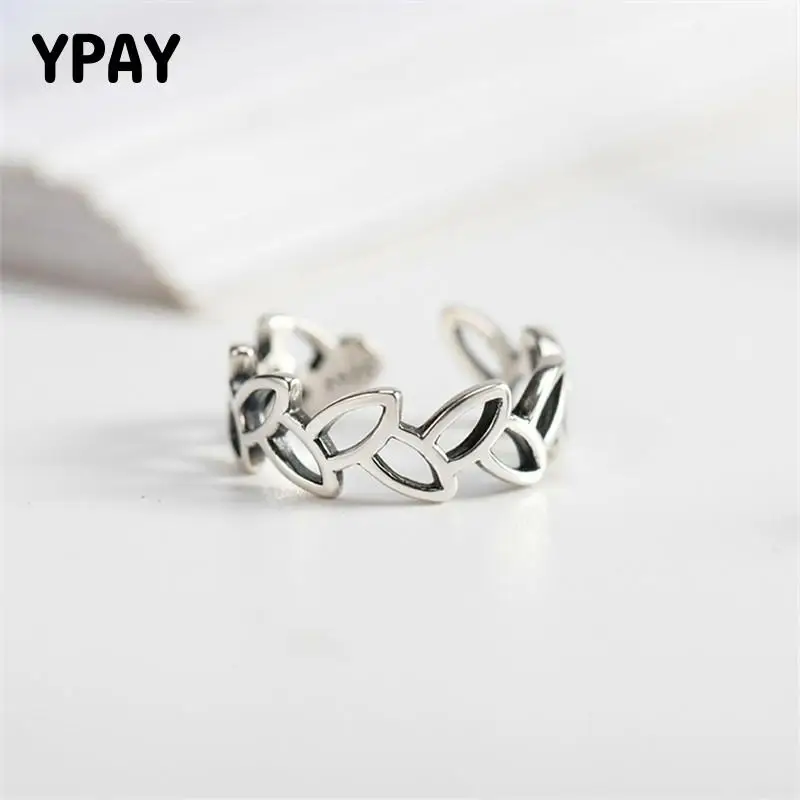 YPAY 100% Настоящее серебро 925 пробы кольца для женщин листья дизайн открытие регулируемое кольцо Изящные Свадебные Ювелирные изделия Подарки ...
YPAY 100% Настоящее серебро 925 пробы кольца для женщин листья дизайн открытие регулируемое кольцо Изящные Свадебные Ювелирные изделия Подарки ...