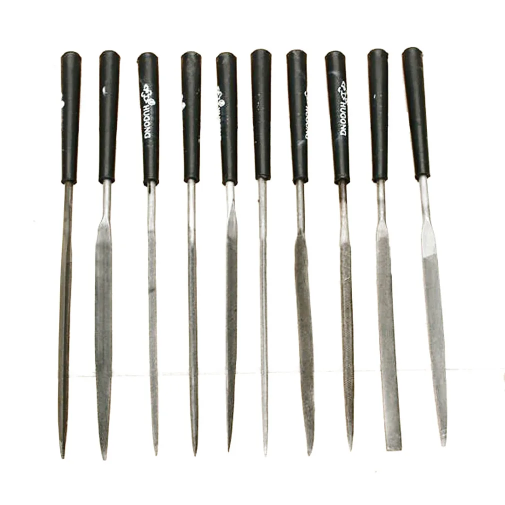 10Pc Needle File Set Files For Metal Glass Stone Jewelry Wood Carving Craft Tool P0.05
10Pc Needle File Set Files For Metal Glass Stone Jewelry Wood Carving Craft Tool P0.05