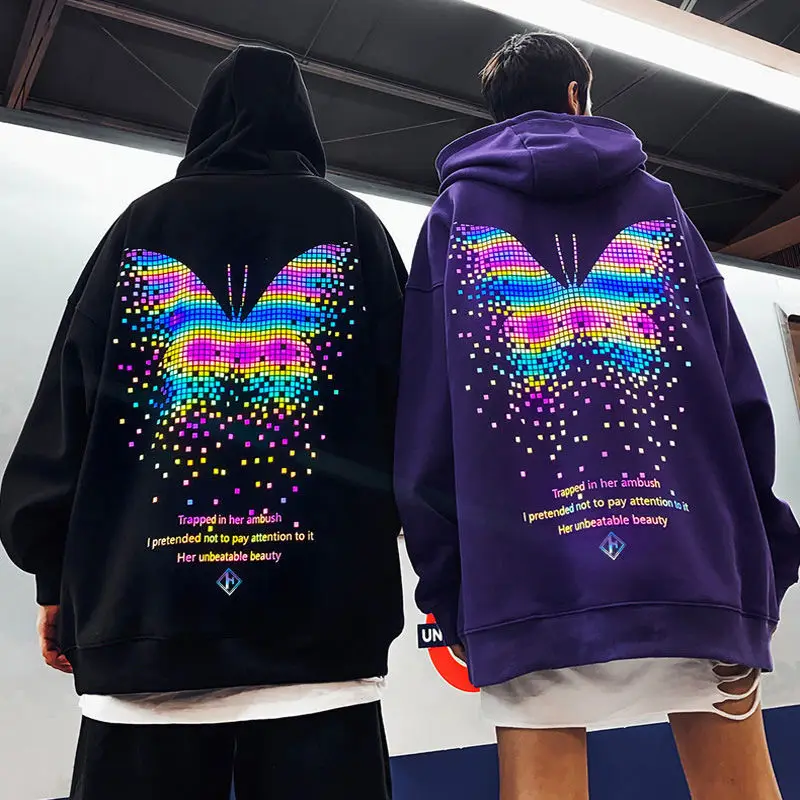 oversize butterfly print menAutumn and winter loose tide ins plus size couple jacket
oversize butterfly print menAutumn and winter loose tide ins plus size couple jacket