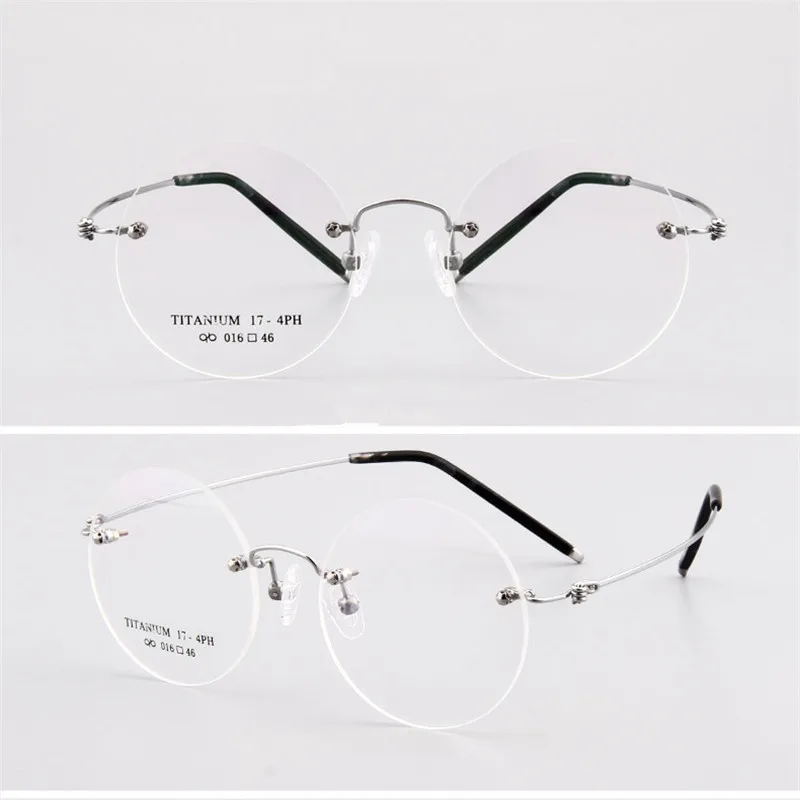 MONGOTEN Round Frame Unisex Retro Rimless Pure Titanium Progressive Multi-focal Lens Eyewear See Near Far Reading Eyeglasses
MONGOTEN Round Frame Unisex Retro Rimless Pure Titanium Progressive Multi-focal Lens Eyewear See Near Far Reading Eyeglasses