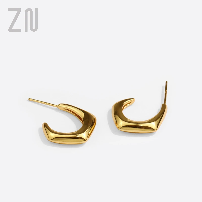 ZN Creative Geometric Earring Fashion Trendy Ear Accessories Jewelry Gifts Korean Style Simple Polygon Stud Earrings for Women
ZN Creative Geometric Earring Fashion Trendy Ear Accessories Jewelry Gifts Korean Style Simple Polygon Stud Earrings for Women