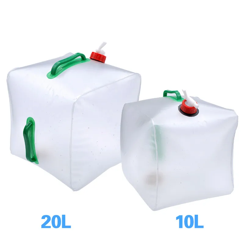 Складная сумка для воды большой емкости объем 10 л/20 л|Мешки воды| |