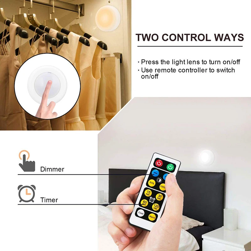 Dual White led lighting Under Cabinet Light Wireless Dimmable Touch Sensor LED Lamps Battery Remote Control for Kitchen Closet 
Dual White led lighting Under Cabinet Light Wireless Dimmable Touch Sensor LED Lamps Battery Remote Control for Kitchen Closet