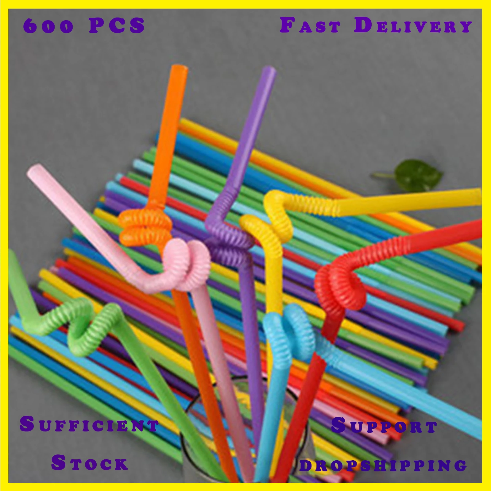 600Pcs 26cm Colorful Disposable Plastic Curved Drinking Fluorescent Straws Wedding Birthday Party Decor Bar Drink Accessories
600Pcs 26cm Colorful Disposable Plastic Curved Drinking Fluorescent Straws Wedding Birthday Party Decor Bar Drink Accessories
