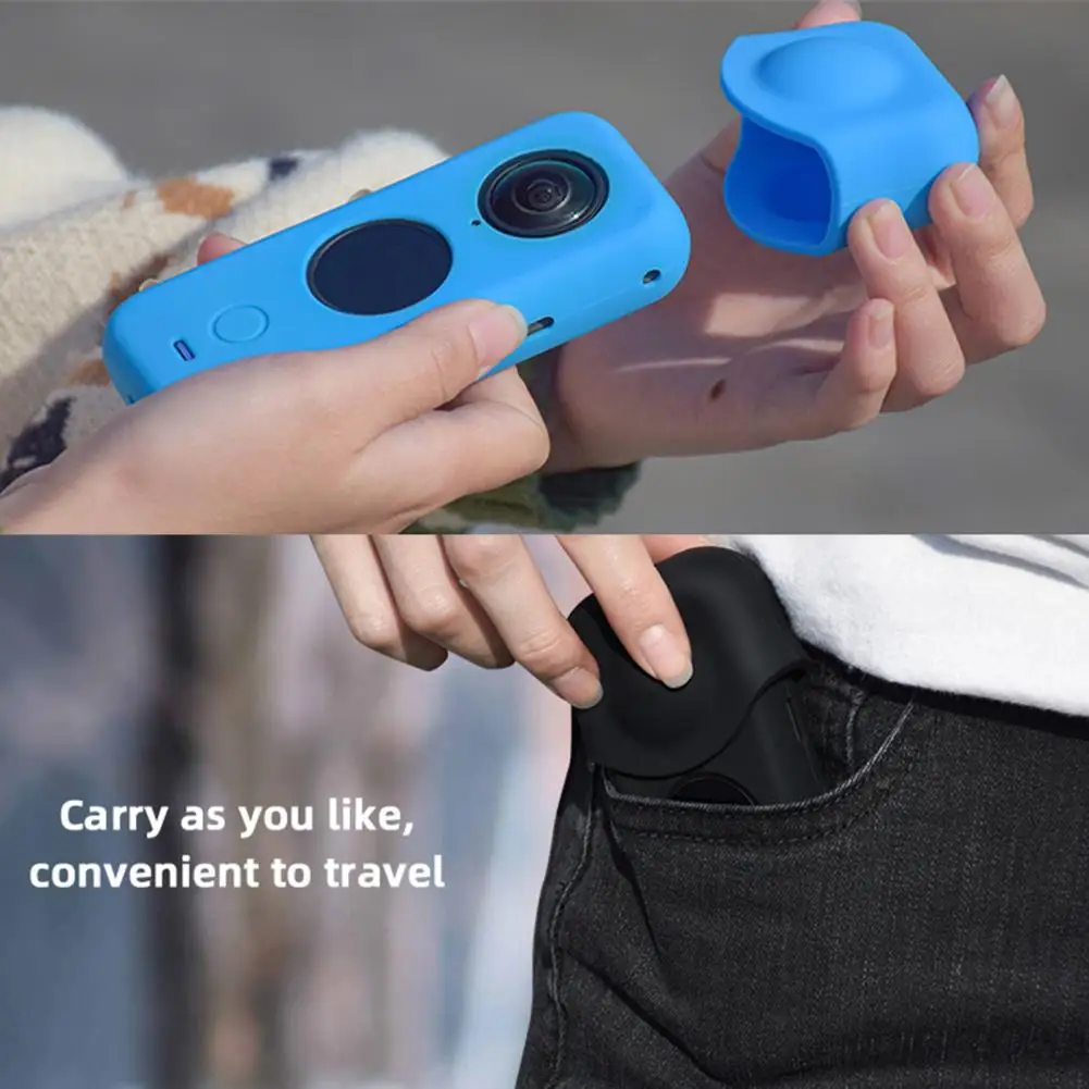 Dustproof Soft Silicone Camera Protective Cover Lens Case for Insta 360 One X2 Anti-scratch Camera Protective Cover Silicone
Dustproof Soft Silicone Camera Protective Cover Lens Case for Insta 360 One X2 Anti-scratch Camera Protective Cover Silicone
