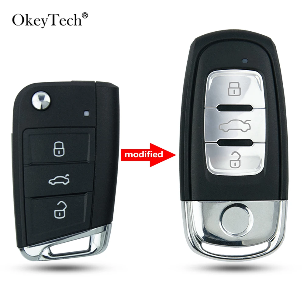 Модифицированный чехол для ключа дистанционного управления OkeyTech с 3 кнопками для Volkswagen Passat Golf 7 MK7 Skoda Seat Leon For Skoda Octavi
Модифицированный чехол для ключа дистанционного управления OkeyTech с 3 кнопками для Volkswagen Passat Golf 7 MK7 Skoda Seat Leon For Skoda Octavi