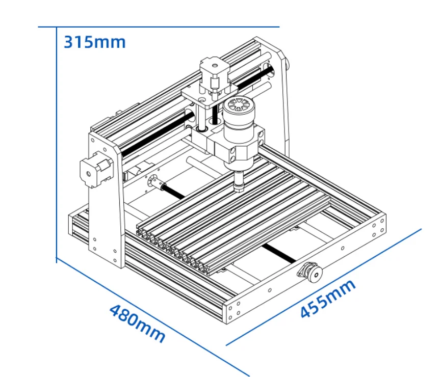 Гравировальный станок CNC3018 Pro MAX 300 Вт со шпинделем | Инструменты