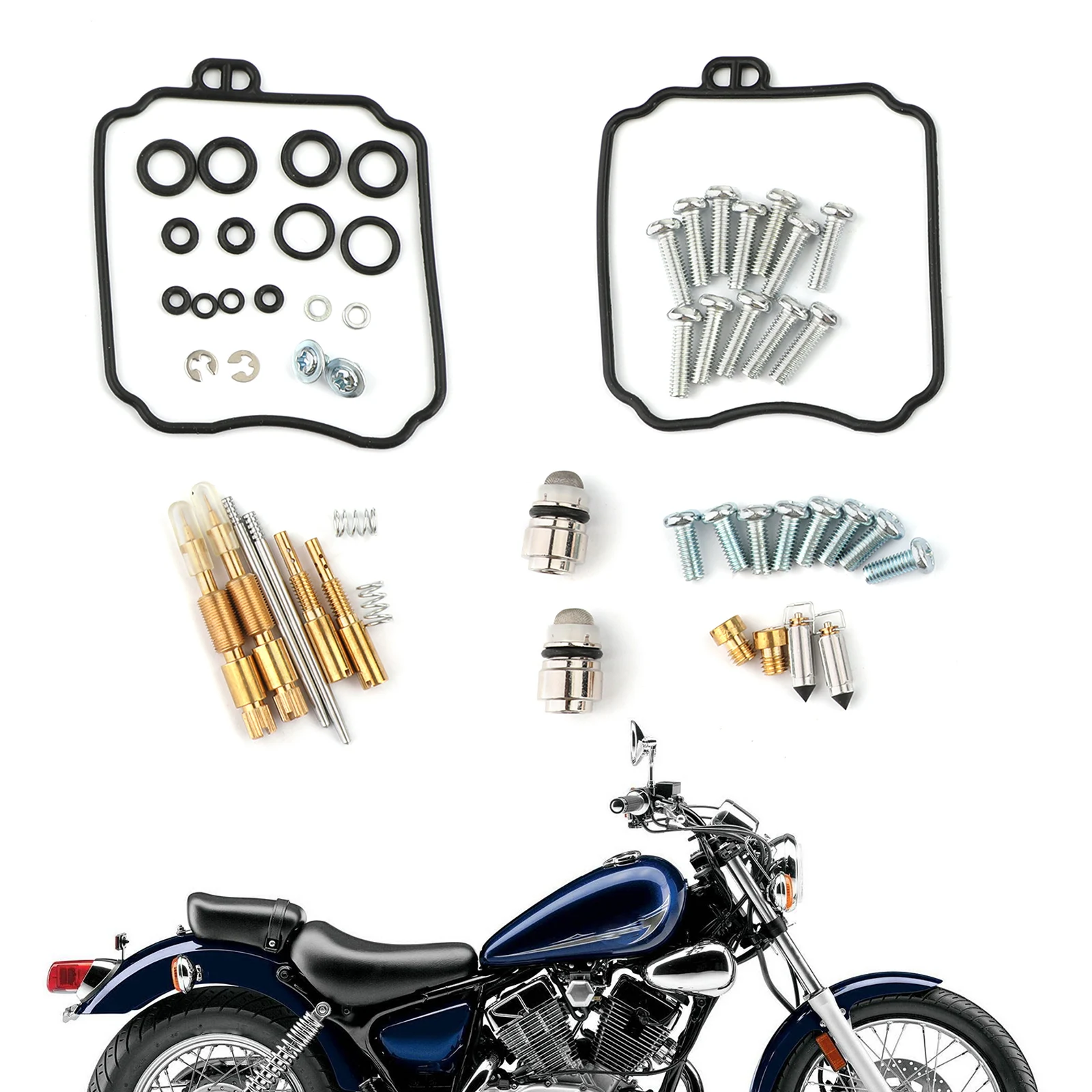 Topteng карбюратор прокладки двигателей восстановить комплект для YAMAHA XVS65A V-STAR 650 классические 98-05
Topteng карбюратор прокладки двигателей восстановить комплект для YAMAHA XVS65A V-STAR 650 классические 98-05